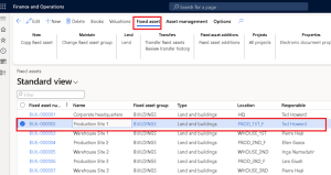 Dynamics 365 Finance 10.0.43 (March 2025)- Fixed assets – One step for all